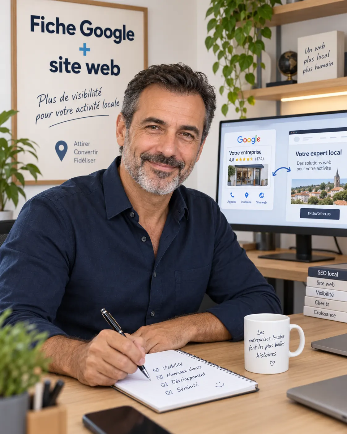 Google Business Profile et site internet pour renforcer la visibilité locale d’une entreprise